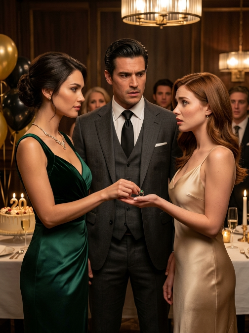 At My Birthday, My Mafia Boss Husband Walked In With His Mistress—Then I Gave Her My Ring, Saying, “He’s Yours”