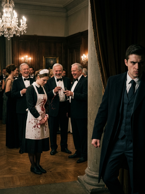 They Poured Wine on the Humiliated Maid—The Mafia Boss Watching From the Shadows Risked Everything to Protect Her
