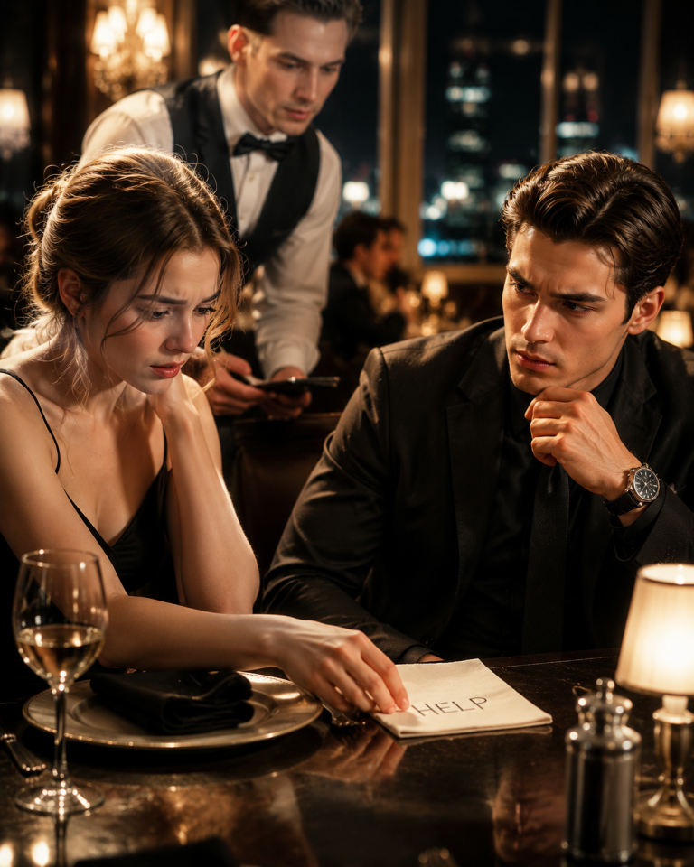 She Wrote “HELP” on a Napkin—The Mafia Boss at Table 12 Saw It Before Anyone Else