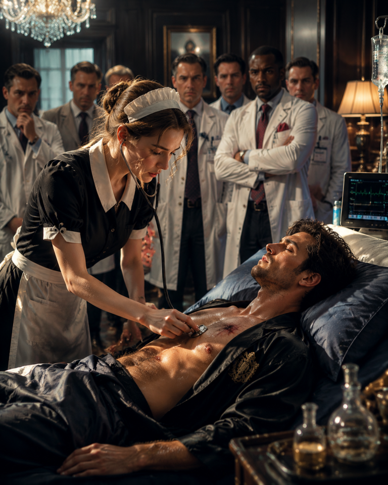 The Maid Noticed What Twelve Doctors Missed—By Midnight, the Dying Mafia Boss Had the Whole House on Their Knees