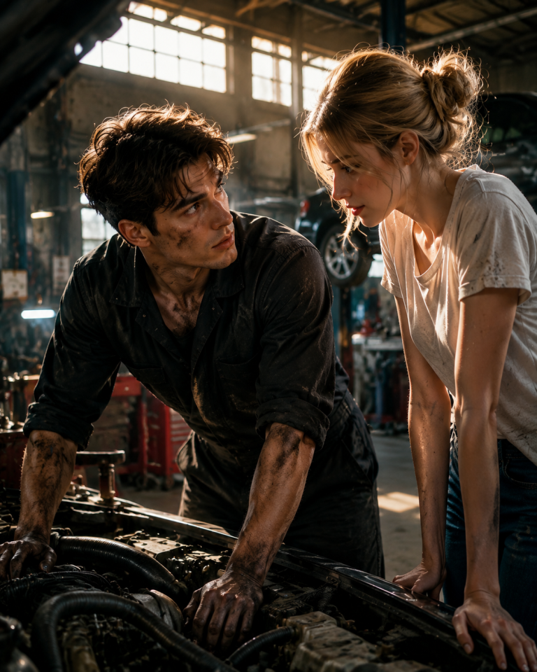 The Mafia Boss Disguised as a Poor Mechanic—Only One Woman Saw the Man Behind the Mask