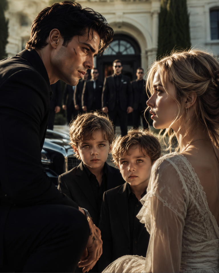 “He Came to the Wrong House,” She Warned the Mafia Boss—Until His Golden-Eyed Twins Revealed Three Years of Betrayal
