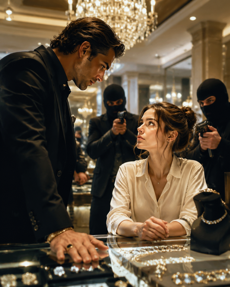 The Mafia Boss Noticed the Waitress Stayed Calm During a Robbery—Her Courage Shocked Everyone