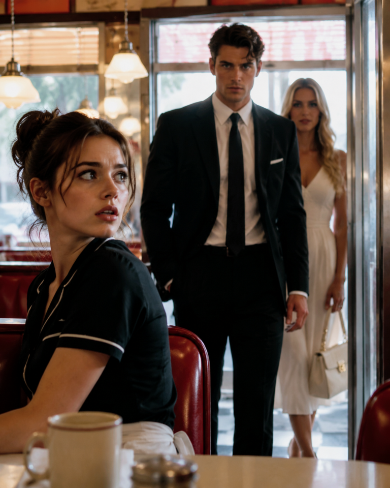 My Husband Held a Funeral for Me Seven Months Ago—Then the Mafia Boss Walked Into the Diner Where I Was Hiding