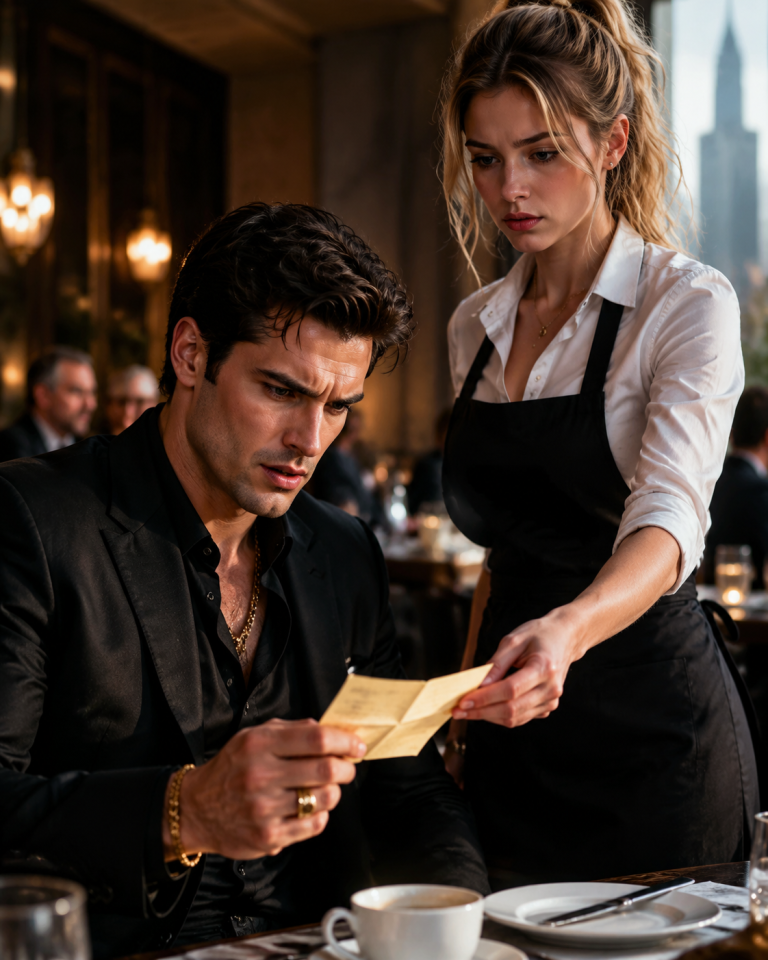 New York Mafia Boss Receives a Shocking Note from a Waitress After Placing His Order