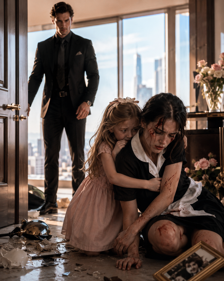 The Mafia Boss Came Home Early—Then Saw the Maid Take the Slap Meant for His Daughter