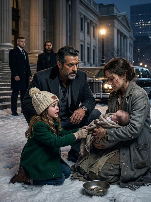 The Mafia Boss Found His Ex-Maid Begging With a Baby—“Daddy, Her Baby Is Freezing!”