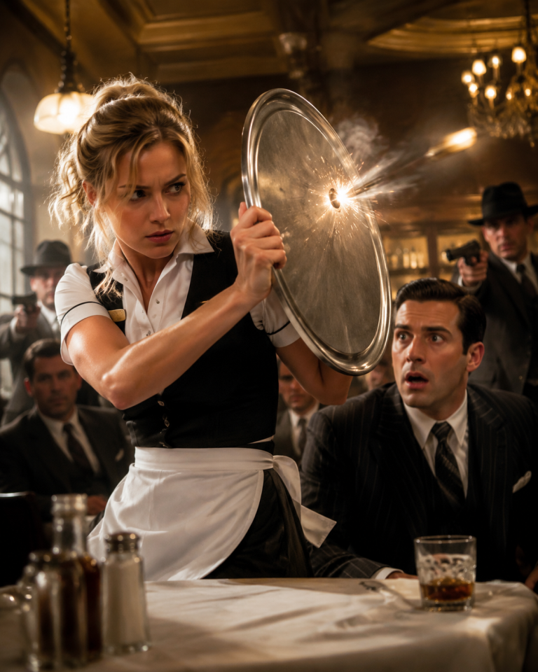 The Waitress Deflected a Bullet With Her Tray—And the Mafia Boss Was Left Frozen in Shock