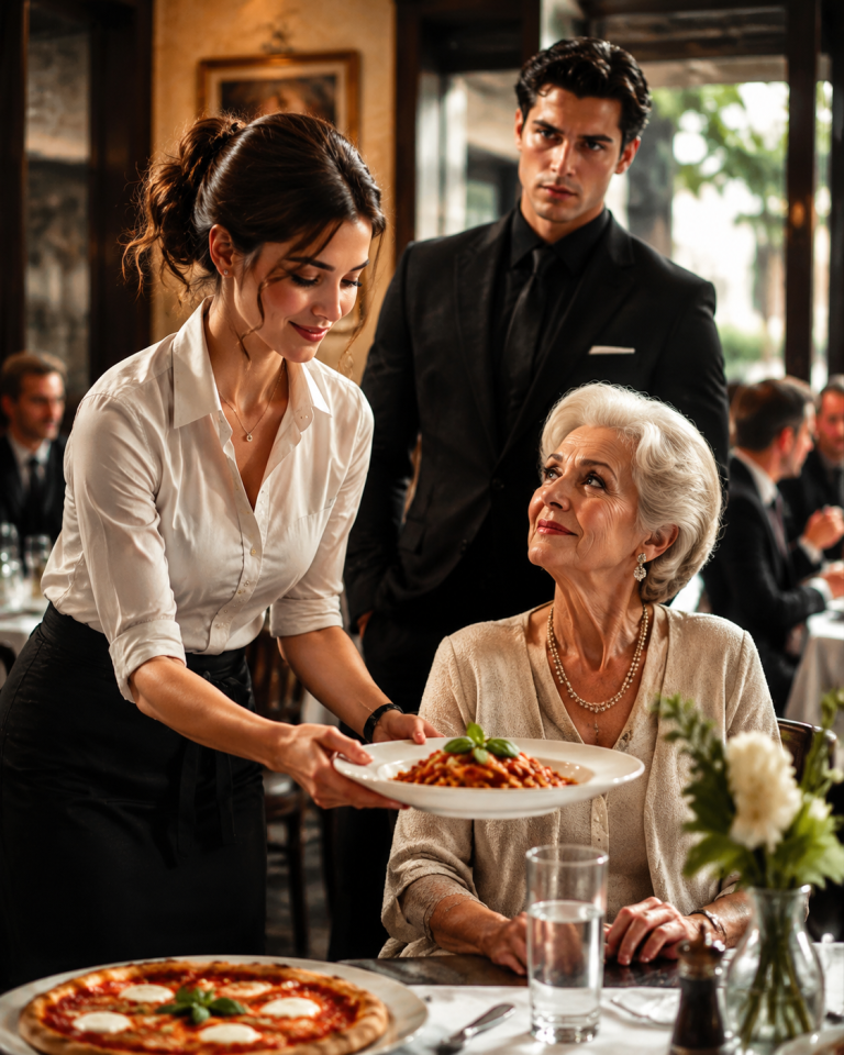 She Served Italian Food to an Elderly Woman—Unaware Her Son Was a Mafia Boss Watching in Silence