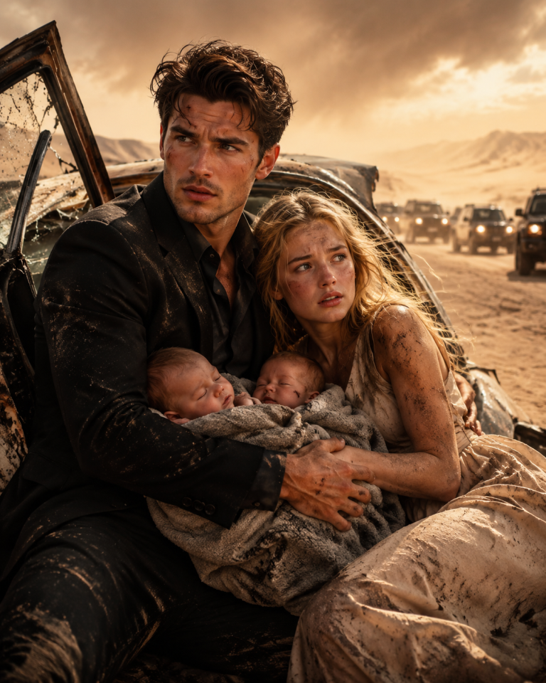 She Opened a Wrecked Car in a Desert Storm—And Ended Up Saving a Mafia Boss and His Twin Babies