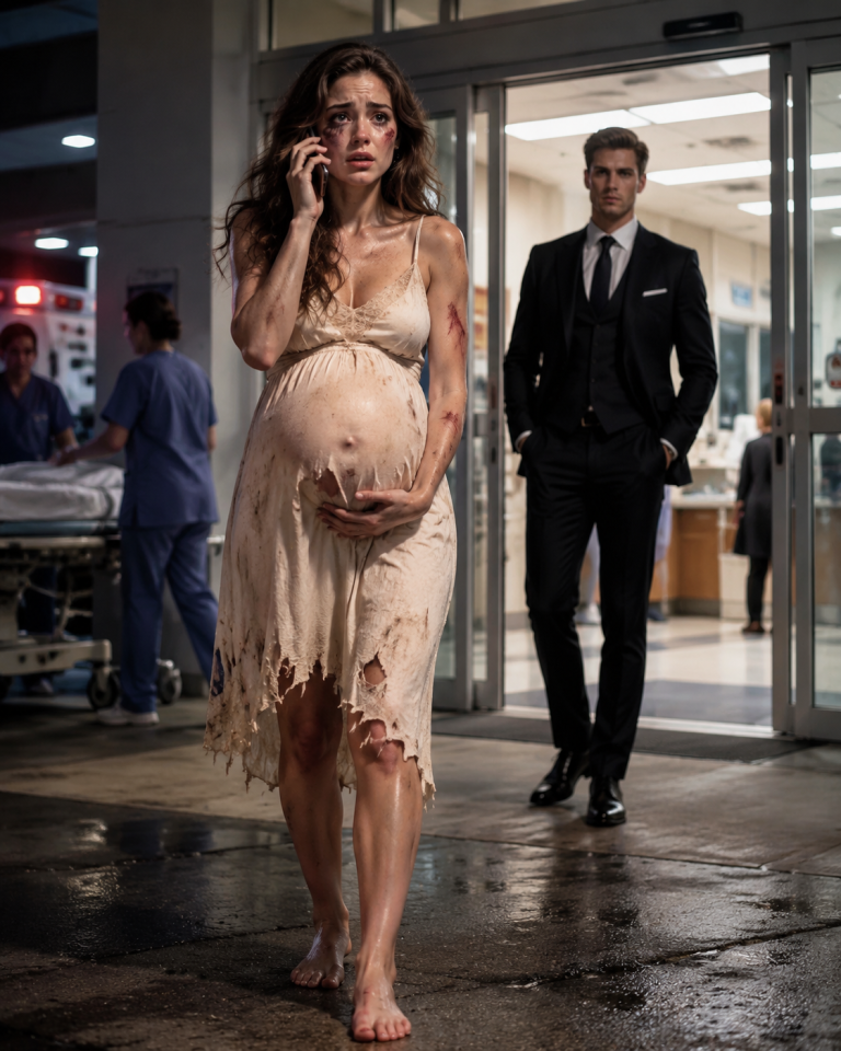 She Arrived at the Hospital Barefoot, Pregnant, and Broken—But One Call to a Mafia Boss Changed Everything