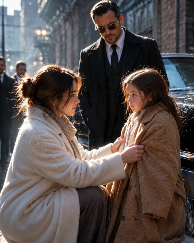 She Lent Her Coat to the Mafia Boss’s Shivering Daughter—Then He Showed Up and Reacted