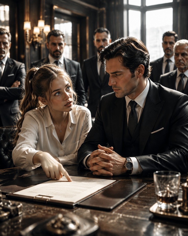 The Little Girl Warned the Mafia Boss to Recheck the Contract—And the Room Went Completely Silent