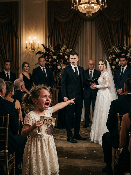 The Little Girl Screamed “Don’t Marry Her!” at the Mafia Boss’s Wedding—Then One Photo Destroyed Everything