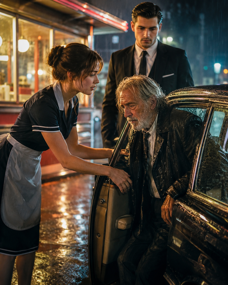 The Mafia Boss Never Expected His Father to Be Saved by a Broke Waitress in the Rain
