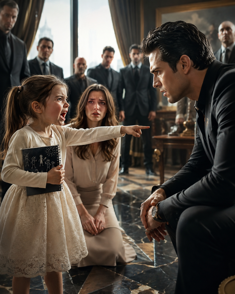 The Little Girl Shouted “My Mom Didn’t Steal Anything!” at a Mafia Boss—Then One Notebook Page Changed Everything