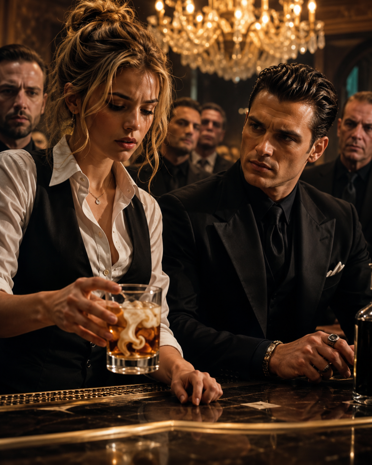 The Bartender Noticed a Cloud in the Mafia Boss’s Drink—And Suddenly Everyone Knew Who Was Next