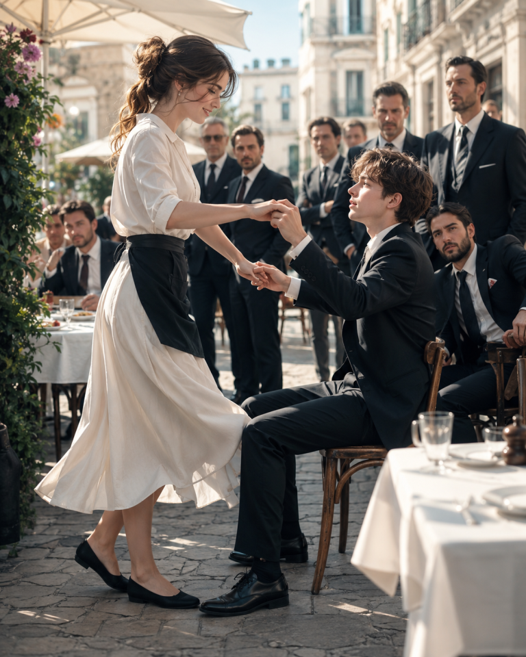When the Mafia Boss’s Autistic Son Broke Down, Everyone Turned Away—Until a Waitress Asked Him to Dance and Unmasked the One Selling Them Out.