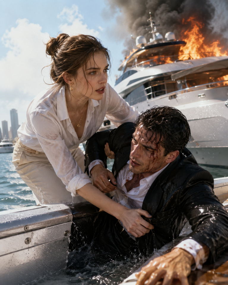 The worst day of my life began with flames swallowing a luxury yacht and ended with me saving the Atlantic City Billionaire Mafia Boss. But 24 hours later, his $2 million thank-you exposed something impossible—my brother may never have drowned at all.