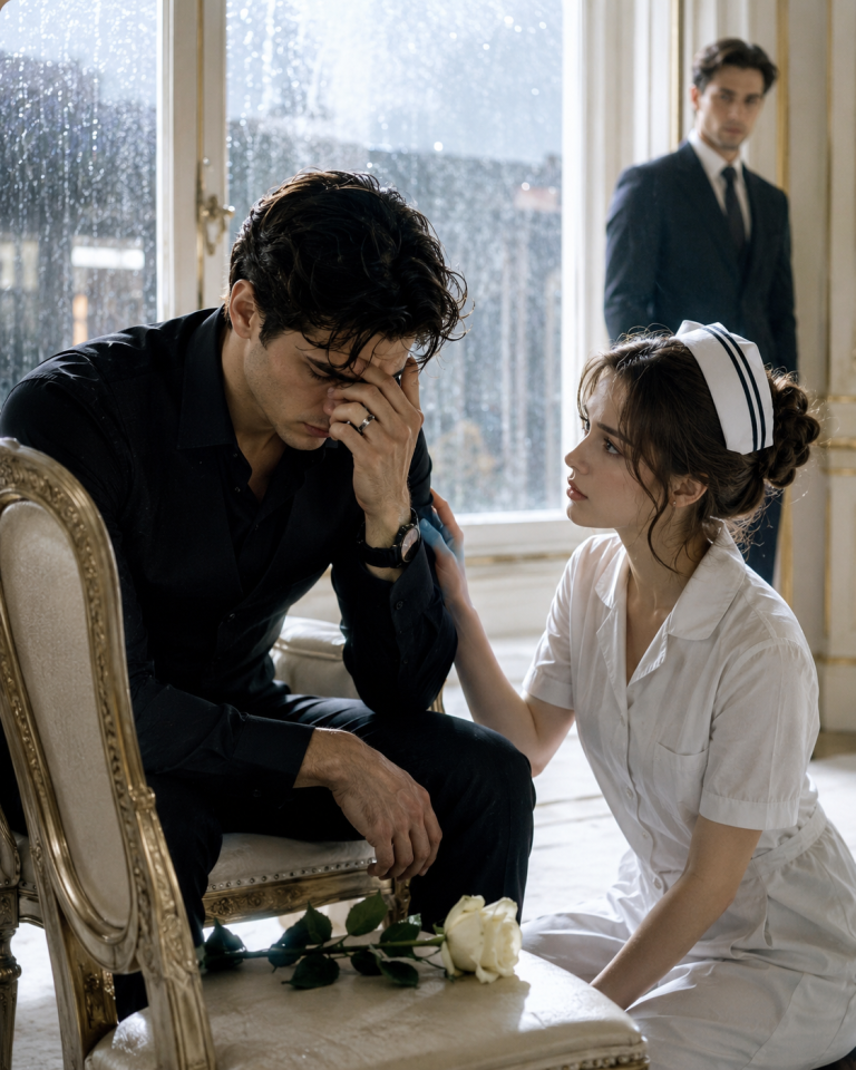 The Empty Chair by the Rainy Window Broke Him—Then a Nursing Student’s Whisper Exposed a Mafia Crown, a Lover’s Betrayal… and the One Mercy That Ended a Blood War.