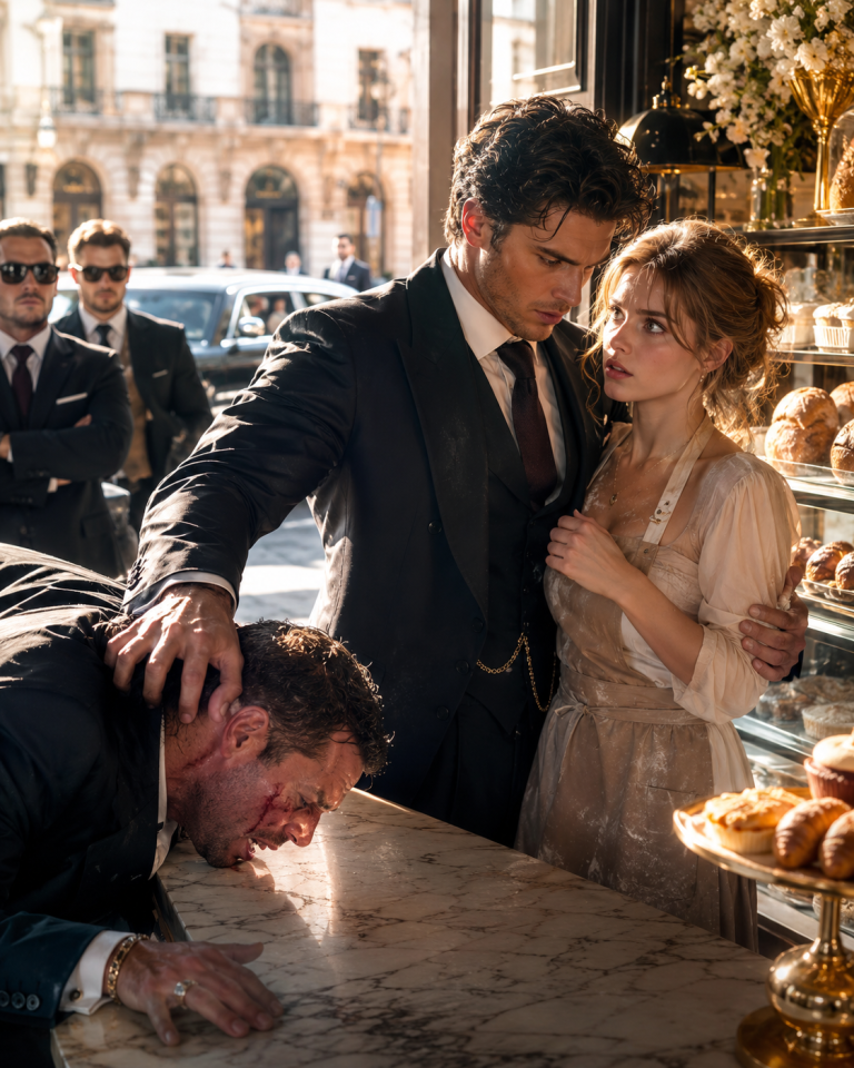 The mafia boss arrived just as his capo dragged the plus-size baker across the kitchen floor. She thought her life was over, until the boss noticed the flour mark on her wrist and whispered, “You’re not just a baker.” By sunrise, every man in his empire would kneel before her.