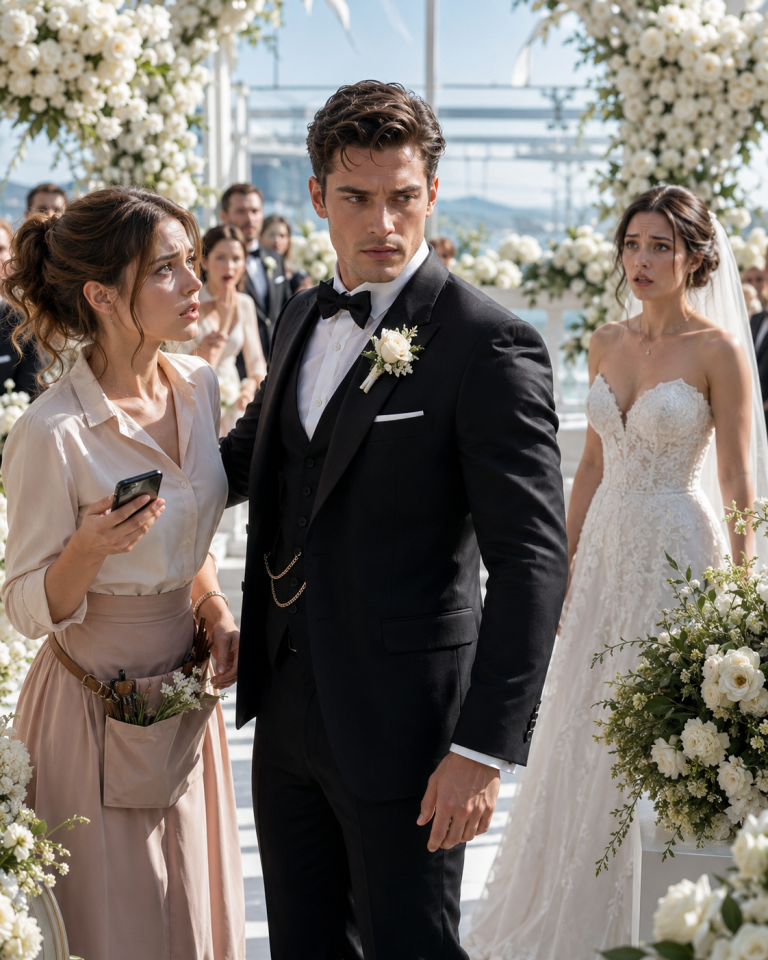 At the worst moment of his wedding, the mafia boss discovered the bride’s betrayal—because a trembling florist found a hidden note in the bouquet… and what he did next silenced the entire church.