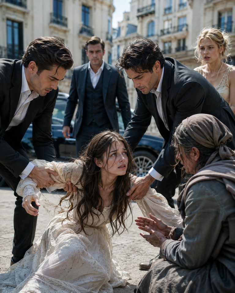 “Move, Trash—The Heiress Belongs to Us!” They Dragged the Mafia Billionaire’s Daughter Into the Street… Until the Homeless Woman Whispered the Name She’d Hidden for Six Years