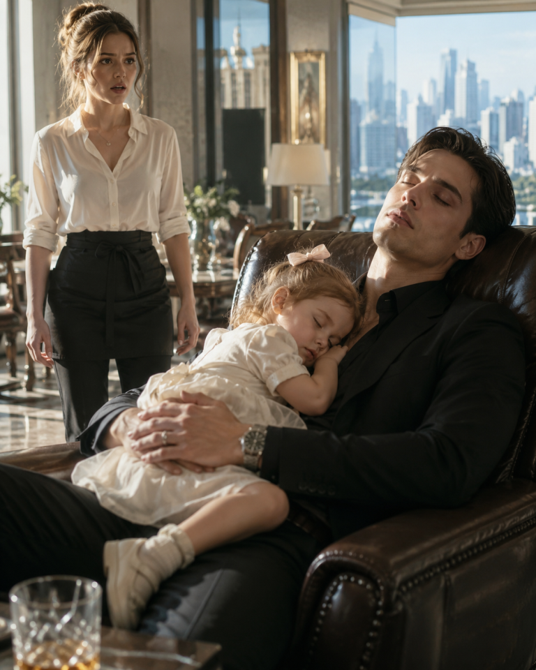 The waitress brought her little daughter to work on the worst night of her life, certain the mafia boss would throw them both into the street… But when she rushed back in panic, she found Chicago’s most feared man asleep in the dark corner booth, holding her child like she was the only thing keeping his nightmares away.