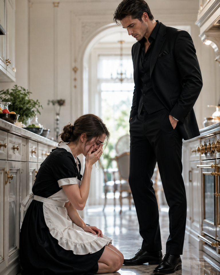The Maid Broke Down in the Mafia Boss’s Kitchen — Then He Discovered Someone Had Already Written Her Escape Plan