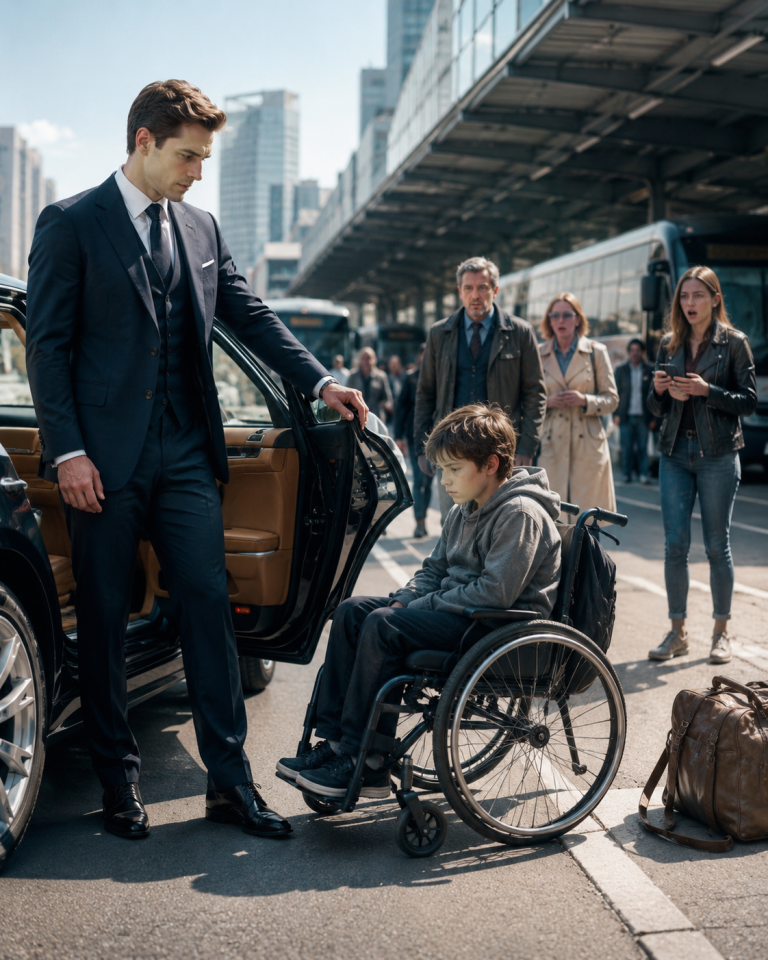 At His Lowest Hour, a Disabled Boy Was Left Alone at Grand Central — Then the Most Feared Man in the City Stopped Beside Him… and What He Did Next Terrified a Billionaire Mafia Boss