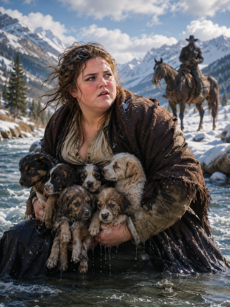The night I dragged seven frozen pups from the river, I thought the cold would be the worst thing hunting us—until a deadly warning arrived at my door, and the mountains learned who had truly left them there.
