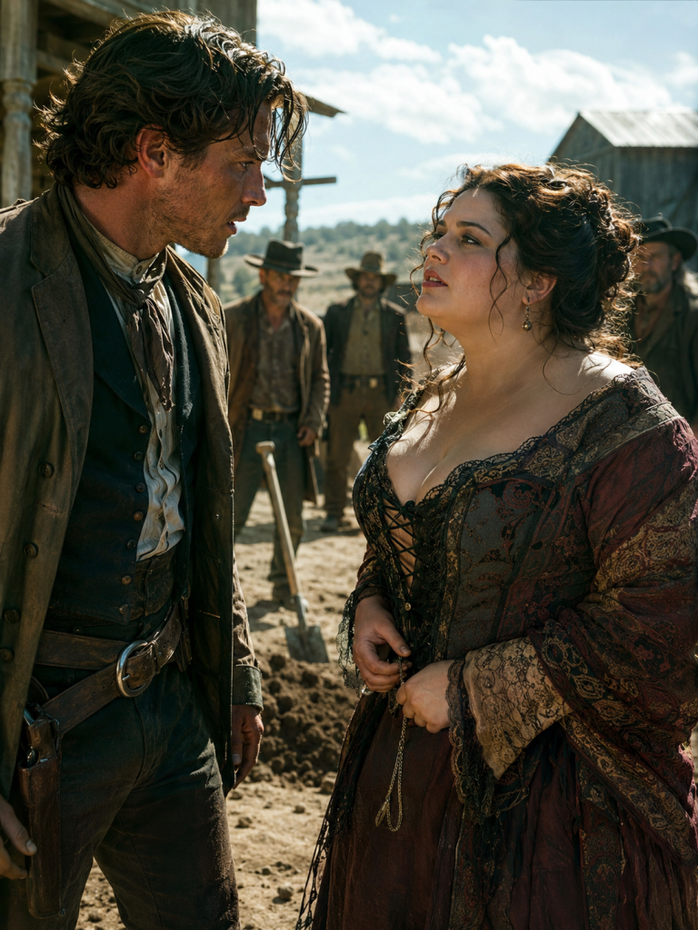 The Whole Town Laughed When He Paid Two Dollars for the Ruined Bride—Until She Looked at Him and Asked About the Graves Behind His House.