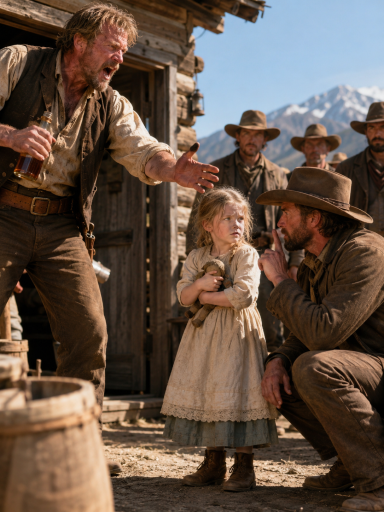“She’s Deaf—Take Her!” her drunk father shouted, handing her over like unwanted baggage. But as the terrified girl lowered her eyes, the silent mountain man leaned close and whispered, “I know you heard every word.”