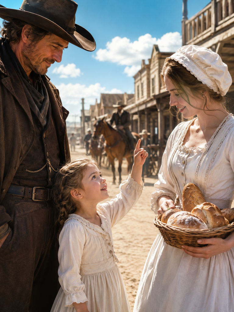 On the worst morning of his bakery’s collapse, a desperate widower hired a quiet woman for help—until his mute daughter pointed at her and whispered a name no one should have known.