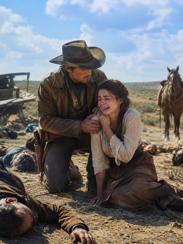 She Woke Among the Dead With No One Left to Save Her — Until a Lone Cowboy Noticed the Strange Mark on Her Hand