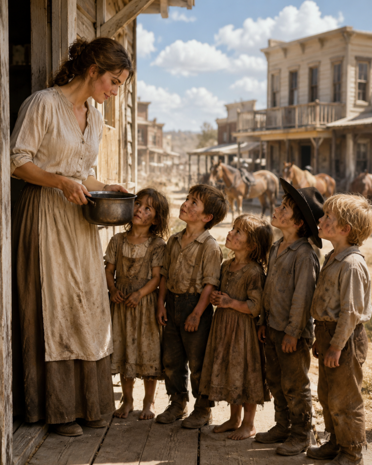 Turned Away in the Pouring Rain With Five Starving Children, the Smallest Girl Whispered, “I Can Cook” — But What She Made That Night Exposed the Secret No One Expected