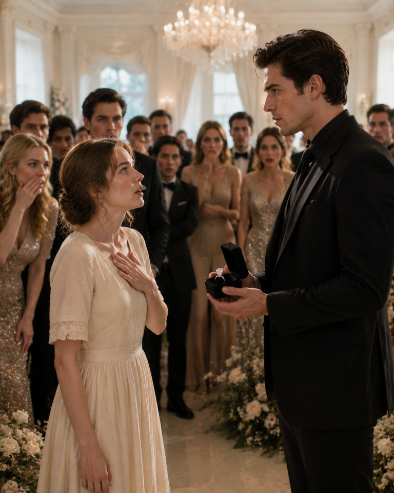 She Was Left Standing Alone At The Altar In Her Dead Grandmother’s Dress — Then The Cathedral Doors Exploded Open