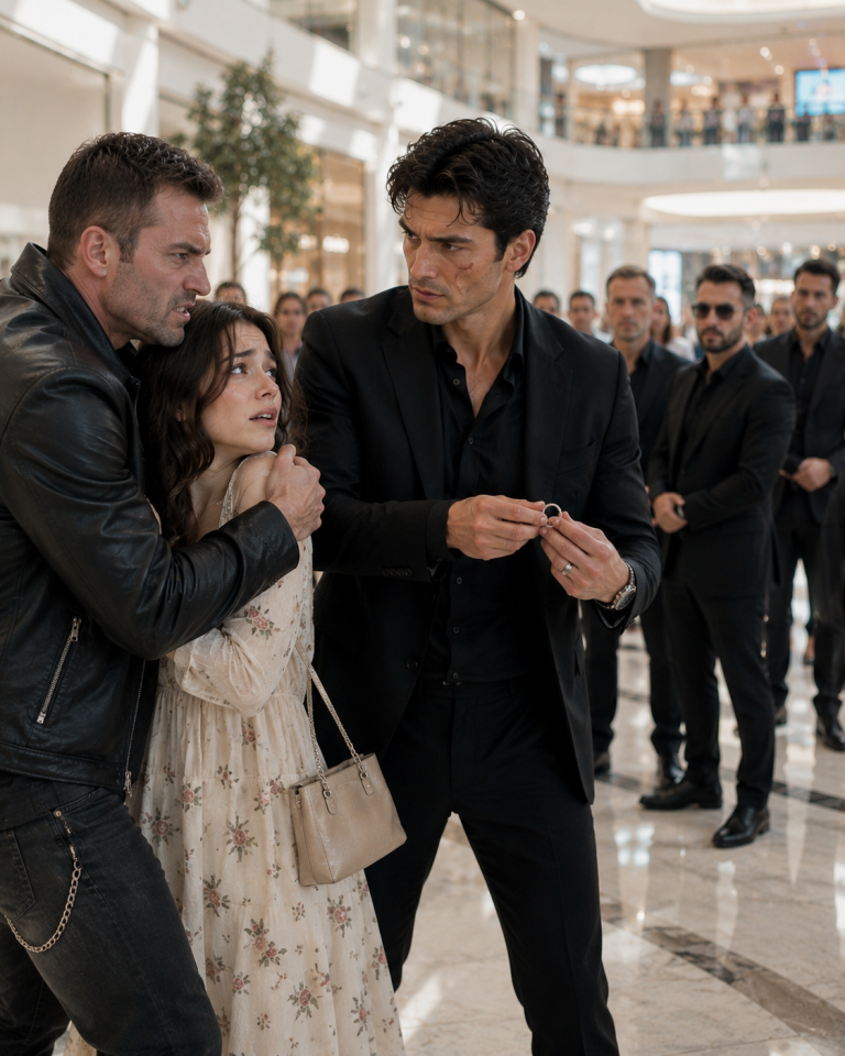HER ABUSIVE EX CORNERED HER IN A CROWDED MALL — HE NEVER NOTICED THE MAN WATCHING FROM ABOVE WHO’D BEEN PROTECTING HER FOR MONTHS WITHOUT HER KNOWING