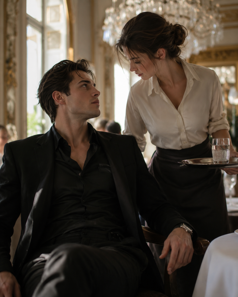 He Threw the Cup, She Handed Him a Napkin — Then the Mafia Heir Gave Up Everything for a Waitress Named Nora