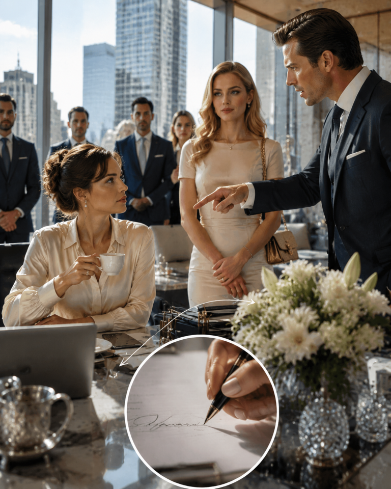SHE WATCHED HER HUSBAND FORGE HER SIGNATURE TO BANKROLL HIS MISTRESS’S BOUTIQUE — THEN SHE LET HIM BELIEVE HE HAD ALREADY WON
