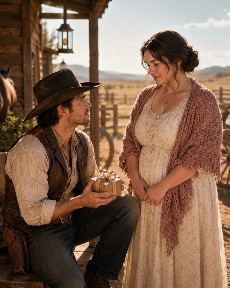 SHE STEPPED OFF THE STAGE LIKE A WOMAN CALCULATING HOW FAST SHE COULD RUN — THEN THE RANCHER WHO SENT FOR HER SAID THE ONE THING NO ONE HAD EVER OFFERED HER: A WAY OUT