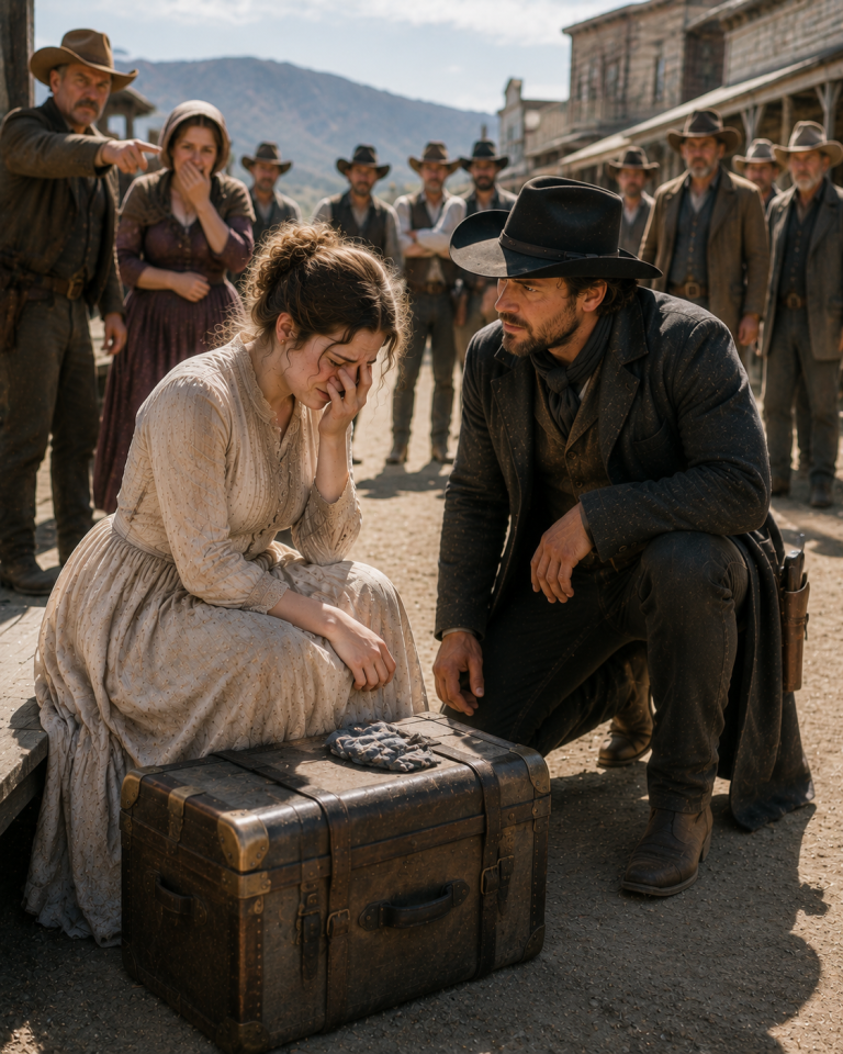 SHE WAS REJECTED BY THREE MEN IN ONE DAY AT A FRONTIER TOWN SOCIAL — THEN A GRIEVING WIDOWER MADE HER AN OFFER WITH NO ROMANCE IN IT AT ALL