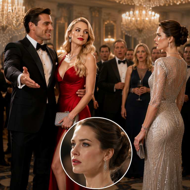 He Paraded His Mistress Across the Gala Floor — Then His Wife’s Hidden Trillionaire Legacy Shocked Every Guest