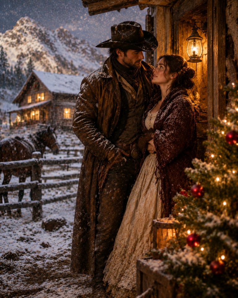 Christmas Blizzard Trapped a Mail-Order Bride at a Stranger’s Ranch — The Cowboy Claimed Her as His Family