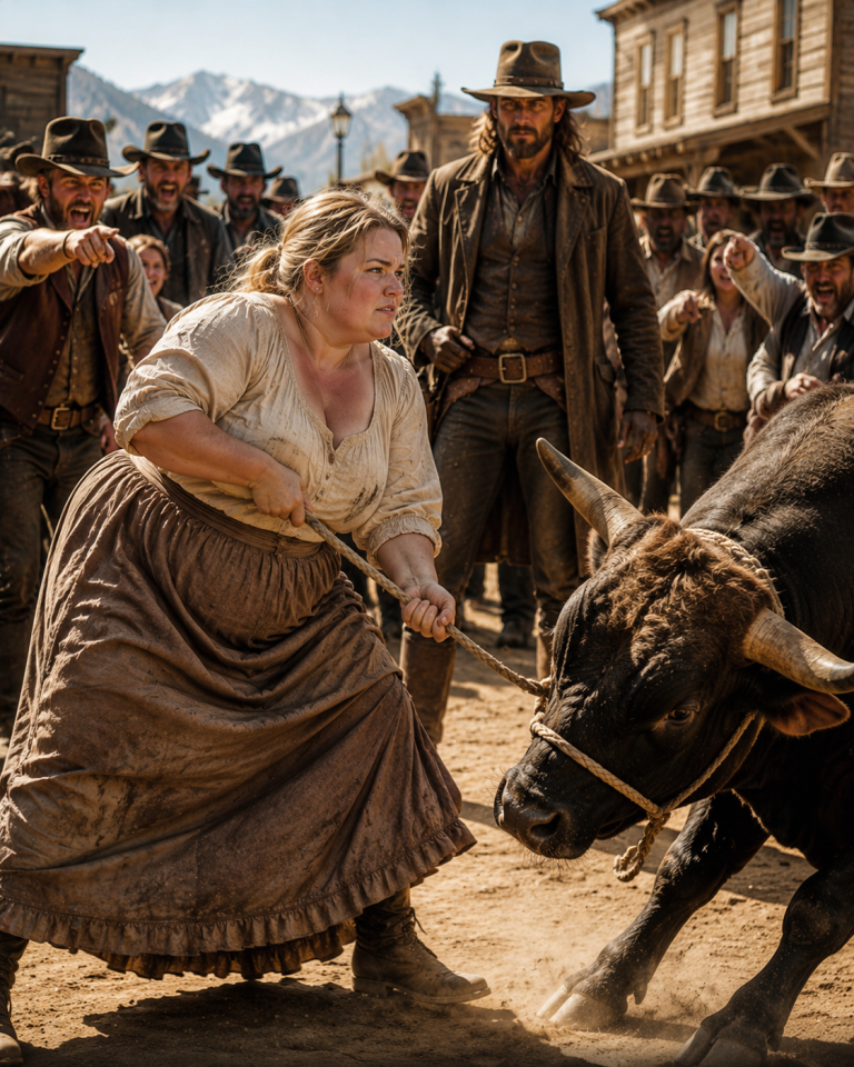 The Whole Town Laughed at the Plus-Size Woman They Called “Too Big to Love” — Then a Mountain Man Chose Her as His Bride