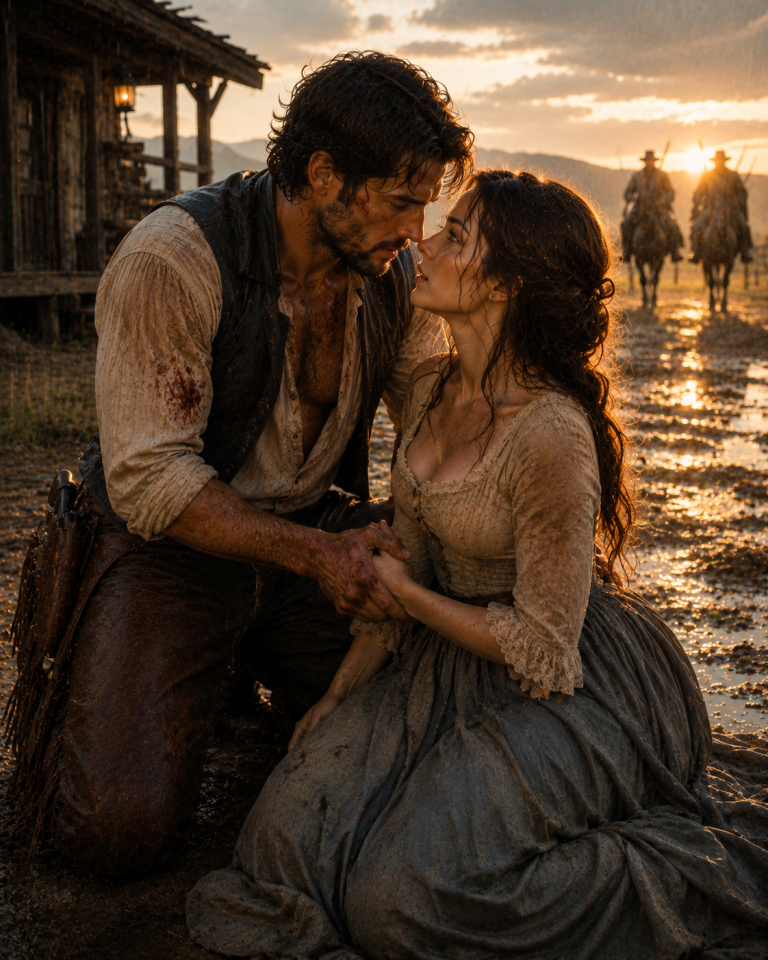A desperate woman pulled the cowboy into the storm — then one impossible confession changed everything