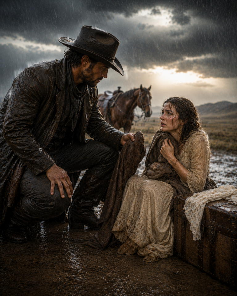 A Lone Cowboy Found an Abandoned Mail-Order Bride in a Blizzard — Then She Offered Him Her Last Promise
