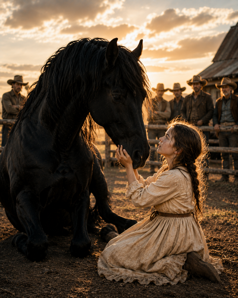 A Wild Stallion Threw Every Skilled Rider — Then It Walked Straight to the Woman Who Couldn’t Even Ride