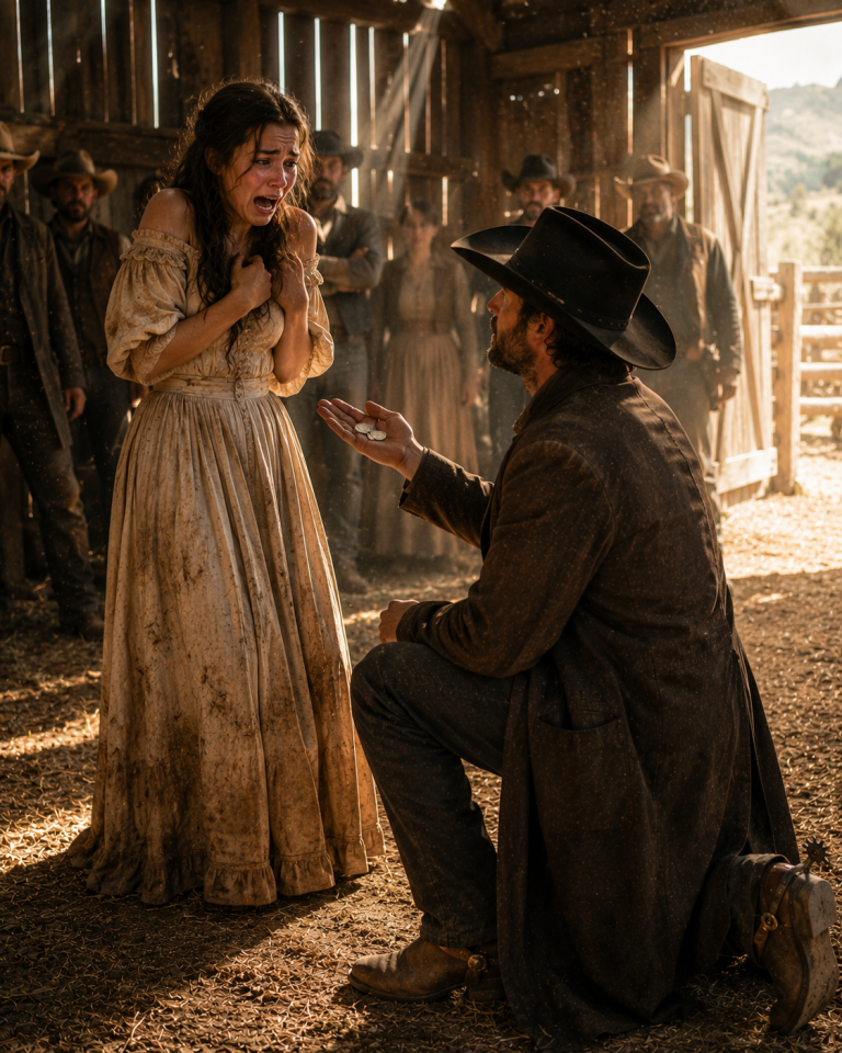 He Paid Just $3 for a 19-Year-Old Bride — Then the Young Cowboy Dropped to One Knee Before Her