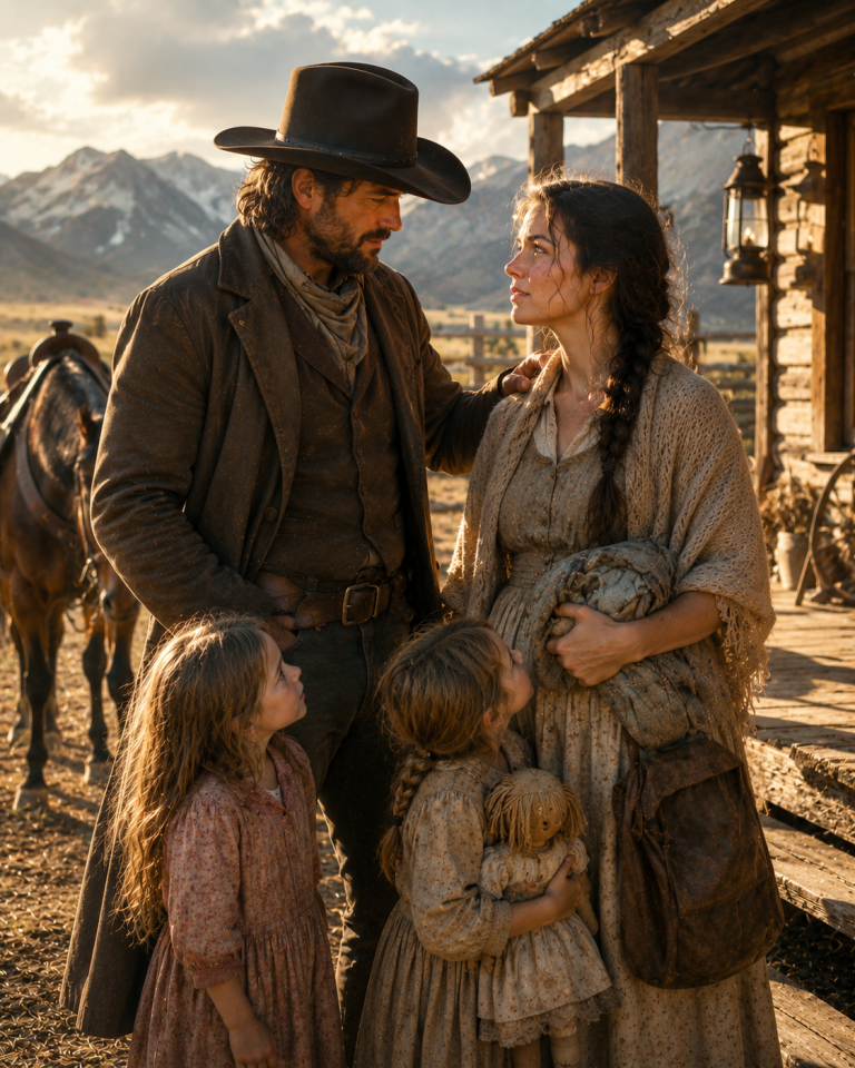 A Lonely Rancher Offered Shelter to a Plus-Size Stranger — Then Asked Her to Become the Mother His Daughters Needed